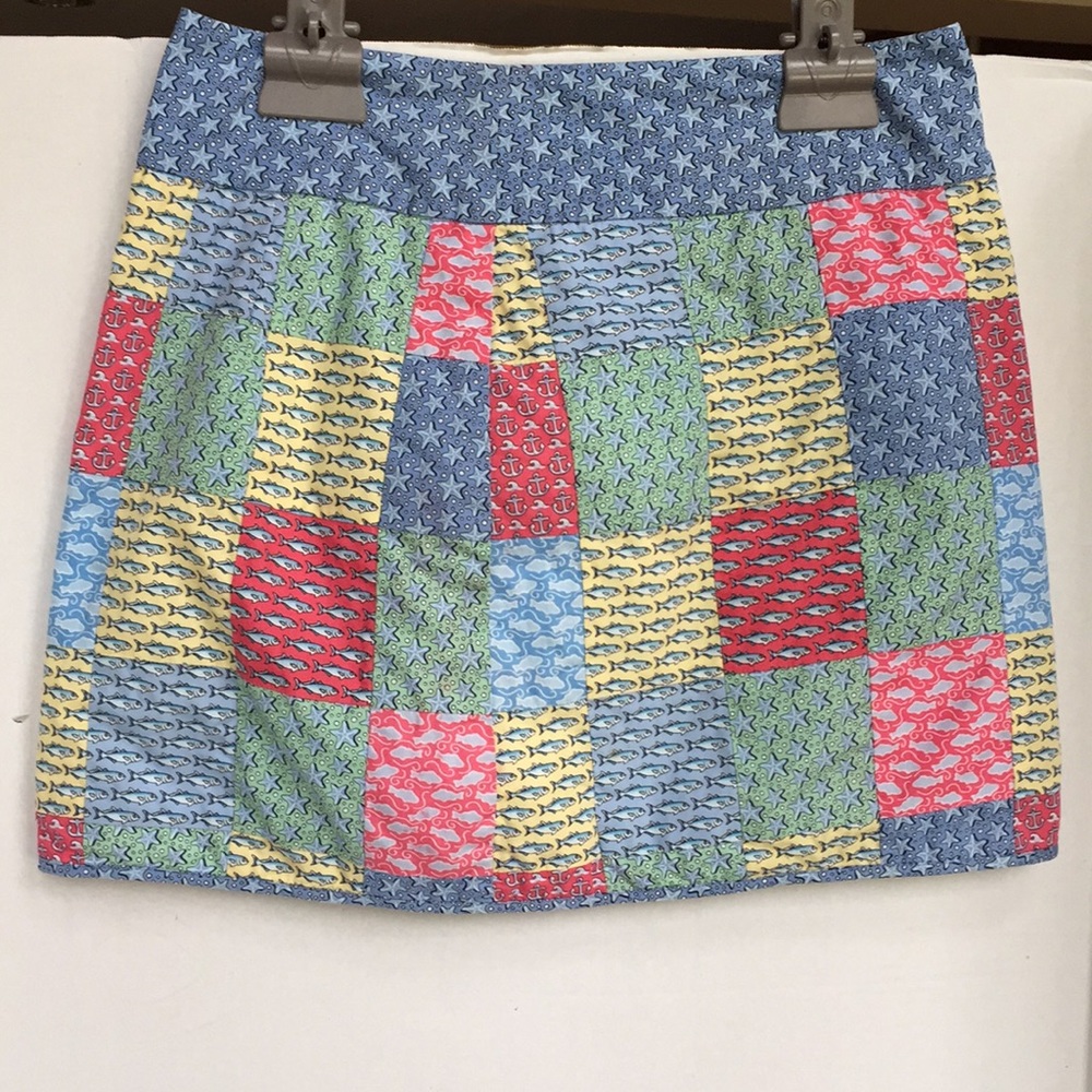 Vineyard Vines skirt mini patchwork size 4